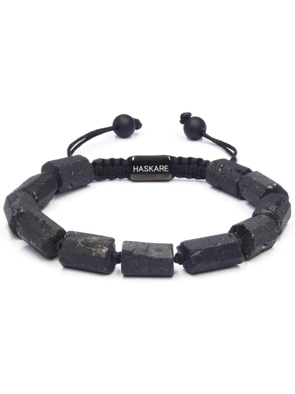 Natural Stone Tourmaline Crystal Bracelet for Men | Energy Healing & Protection
